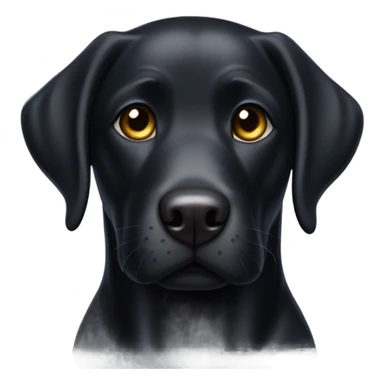 Black Labrador  sticker