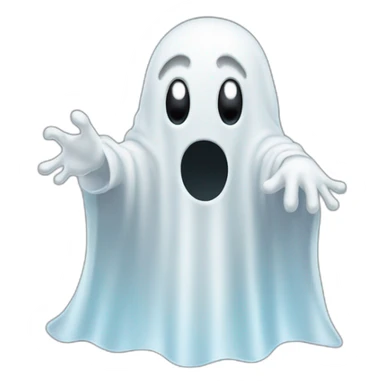 ghost-emoji-with-piece-sign sticker