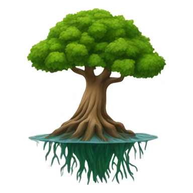 Swamp tree emoji sticker