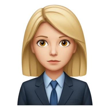 A CIA officer, looking like Carrie Mathison from the "Homeland" TV series. sticker