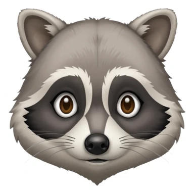 a sick raccoon  sticker
