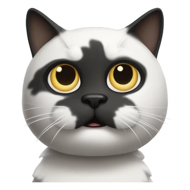 Cat Oreo with stinky aura sticker