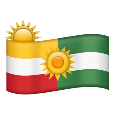 Kurdistan flag sticker