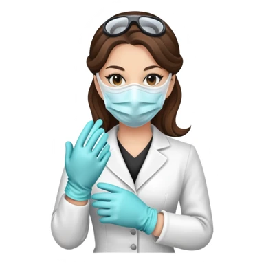 mujer seguridad e higiene  sticker