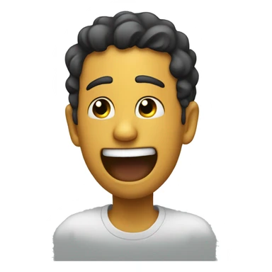 Holding back a laugh  sticker