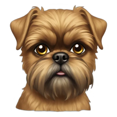 brussels griffon sticker