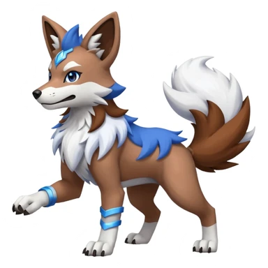 WereGarurumon-Lycanroc-fusion sticker