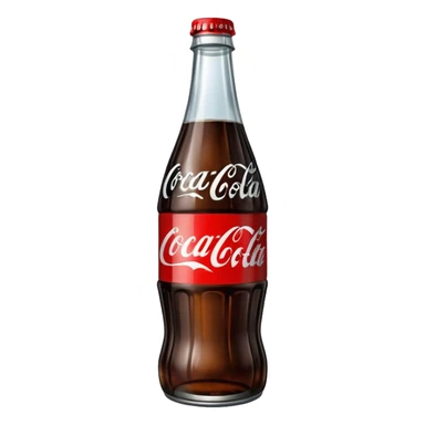 coca cola bottle with black label sticker