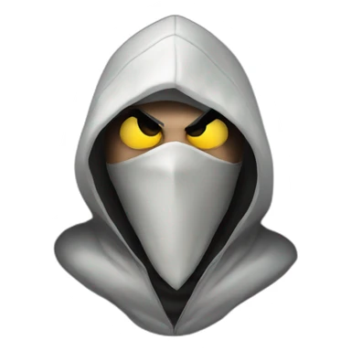 Assassin's Creed hood face sticker
