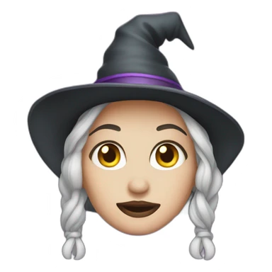 Hocus pocus witch sticker