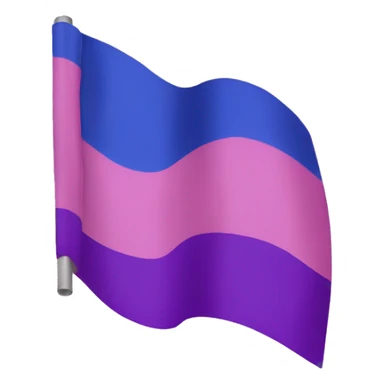 Bi flag sticker