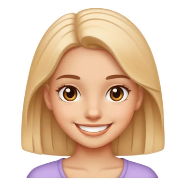 realistic portrait of girl sticker