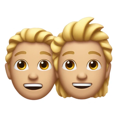 double 👍🏻, one slighly behind the other sticker