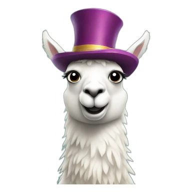 magic llama sticker