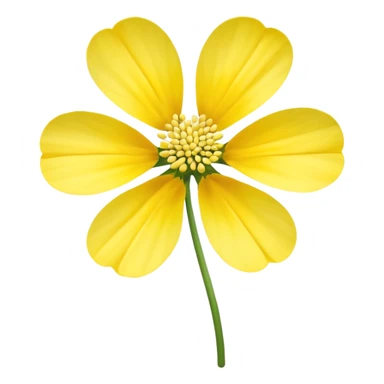 Galbanum flower yellow  sticker