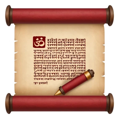 now create a hindi emoji depicting the language solely sticker