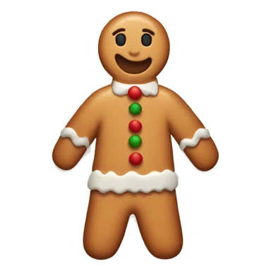 Christmas biscuit sticker