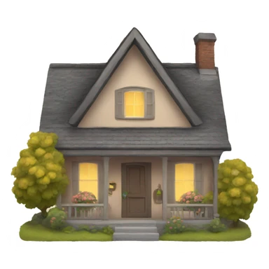 Cozy house sticker