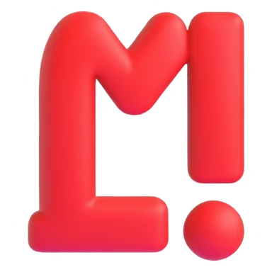 classic red 100 emoji, bold, with two underlines sticker