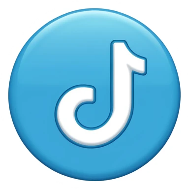 BLUE TIK TOK TICK sticker