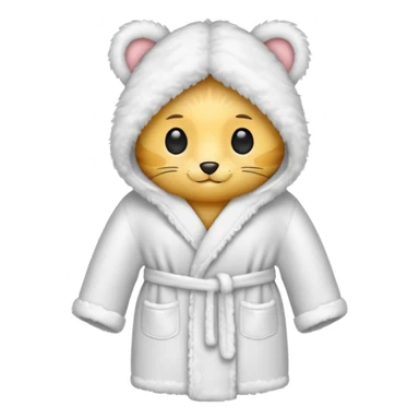 bath robe sticker
