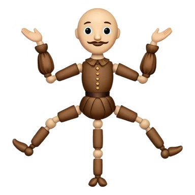 Icon for Puppet Theater: a  puppet body sticker