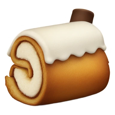 Chimney cake with coconut on it sticker