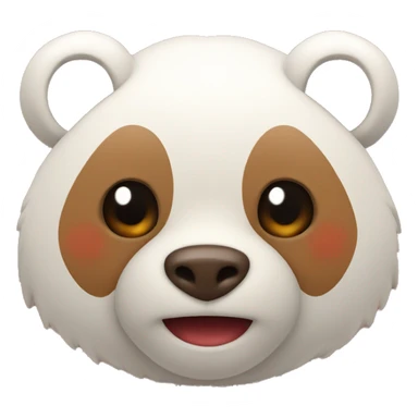 a bear with a red hearth in its body sticker