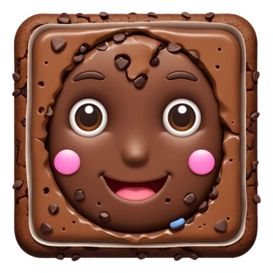 brownie
 sticker