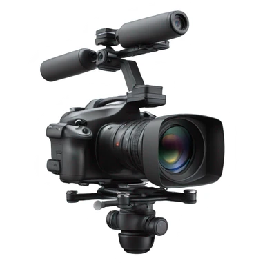video camera with dji stab sticker
