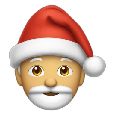 Gorro papá noel (solo el gorro) sticker