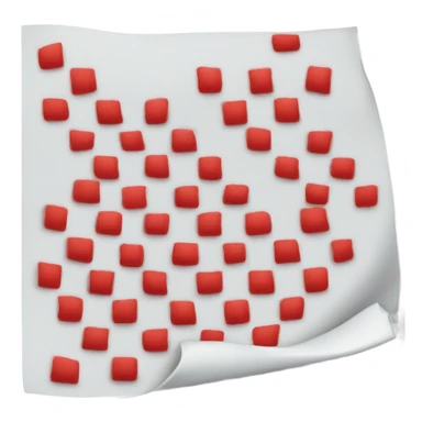 white kalender with 5 red x on it sticker