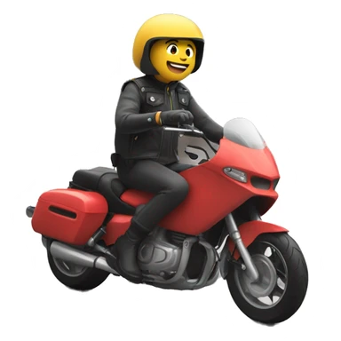 Chat sur une moto sticker