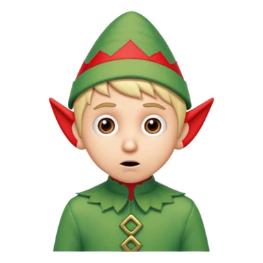 Worries elf on the shelf sticker