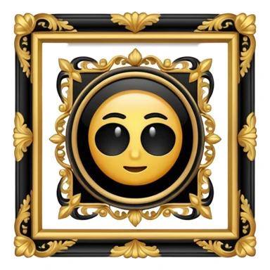 framed wall picture with border sticker