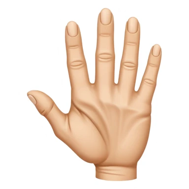 Finger point towards front in z axis sticker