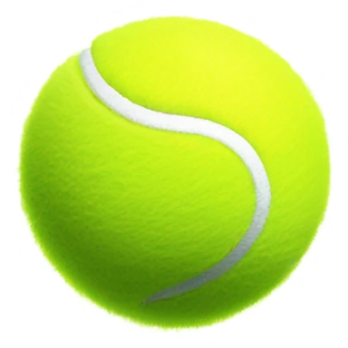 tennis ball sticker