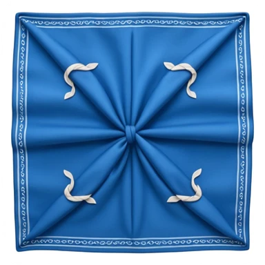 Blue bandana sticker