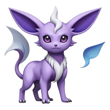 Absol-Noibat-Espeon-Hybrid (Full body) sticker