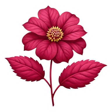 amaranth plant flower sticker