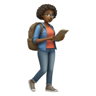 woman traveling  sticker