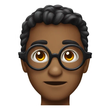 Luna in Harry potter, wearing Anti-demon glasses sticker