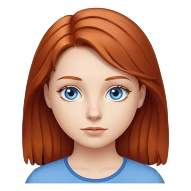 Orea saçlı kız sticker