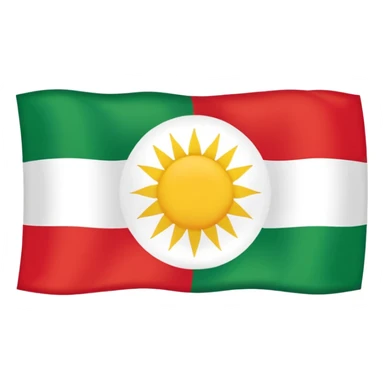 Kurdistan flag sticker