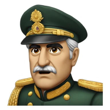 mohamad reza shah angry sticker