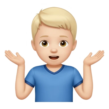 A toddler with a tiny jersey shirt, adorable enthusiasm sticker