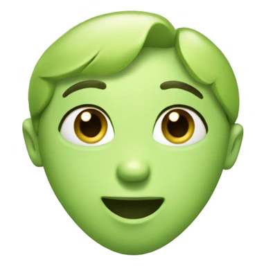 Olives pastel green heart sticker