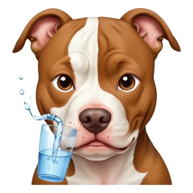 Pitbull suspect drinking  sticker