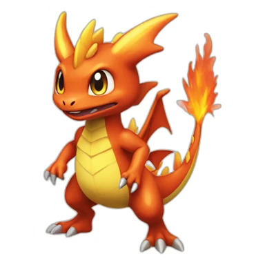 Dracaufeu pokémon sticker