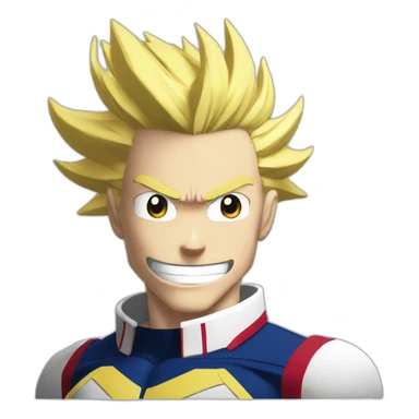 All might my hero academia motivated sticker